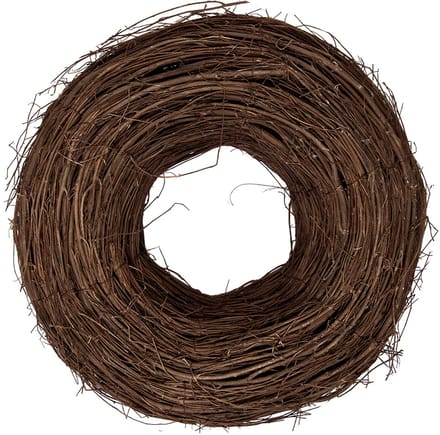 Clayre & Eef Krans Ø 40x12 cm Bruin Rotan