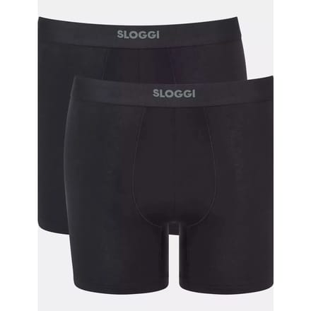 sloggi men EVER Ease Short 2P Heren Onderbroek - ZWART -