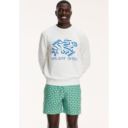Shiwi Men Holiday Often Sweater Jet Stream White Taglia: S | Maglioni a maglia Outlet | Uomo | Bianco