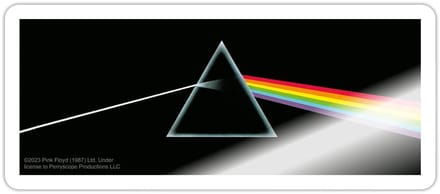Pink Floyd Prism Sticker maat S (10 x 10 cm)