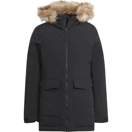 Parka met capuchon en bont voor dames adidas