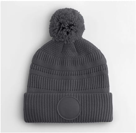 Fan Patch Beanie - Graphite Grey - One Size