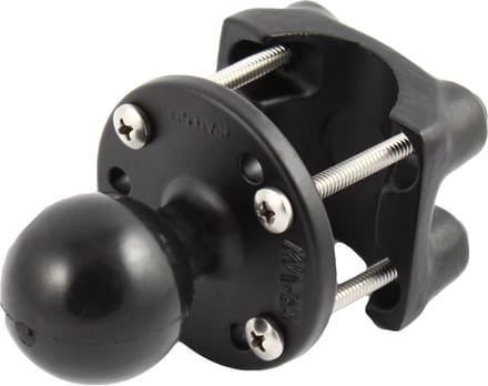 Aluminium Buisklem 25-32 mm diameter met C-Kogel RAM-202U