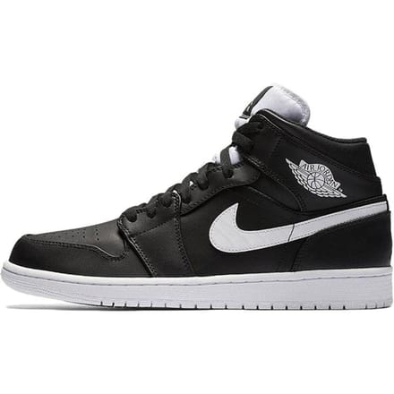Jordan 1 Retro Mid Zwart Wit 554724-038 41 black
