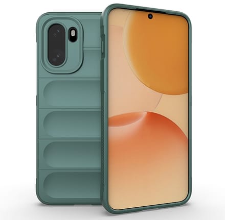 MobyDefend Hoesje - Geschikt voor OnePlus 15R - TPU Gripcase - Groen