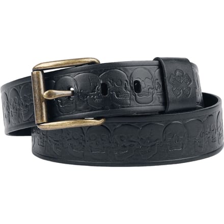 Rock Rebel by EMP Zwarte riem met schedeldetails - Unisex - 85 cm