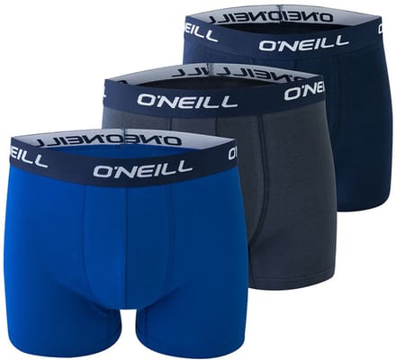 Heren boxershorts | Uni | Merk: O’Neill | Kleur: Blauw | Maat: S t/m XXL | 9 Pack