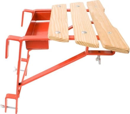 Kelfort Muurladderafhouder + platformpje
