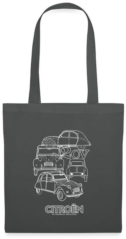 Citroën 2CV Modellen Schetsen Tas Van Stof Schoudertas