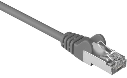 CAT5e FTP patchkabel - 0,50 meter grijs - netwerkkabel - internetkabel - UTP kabel - RJ45 - 1000 mbit/s