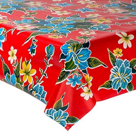 Atelier Du Baj Fortin Red Mexicaans Tafelzeil - 250 x 120 cm