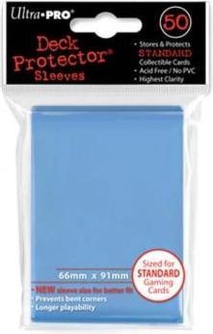 Speelgoed | Kaartspel - Sleeves Light Blue 50 D12