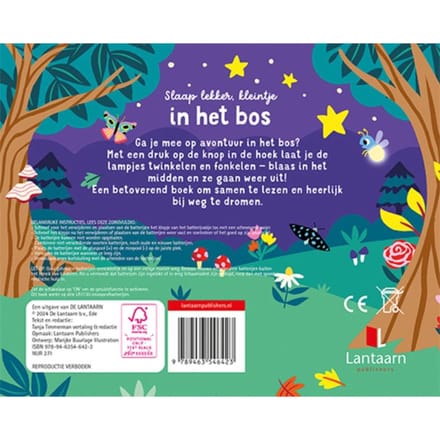 Top1Toys Boek Slaap Lekker Kleintje In Het Bos