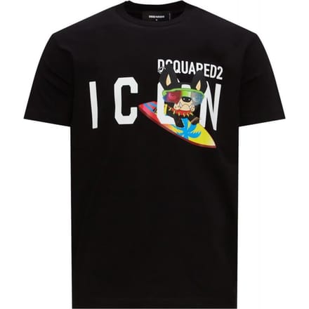 T-shirt homme DSQUARED2 icon - Taille: M white