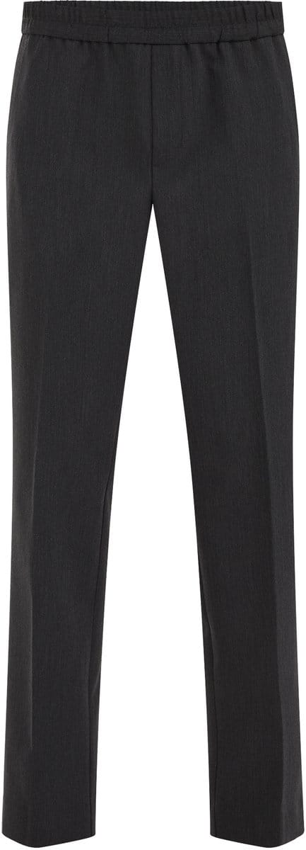 WE Fashion Heren straight leg pantalon met elastieken band