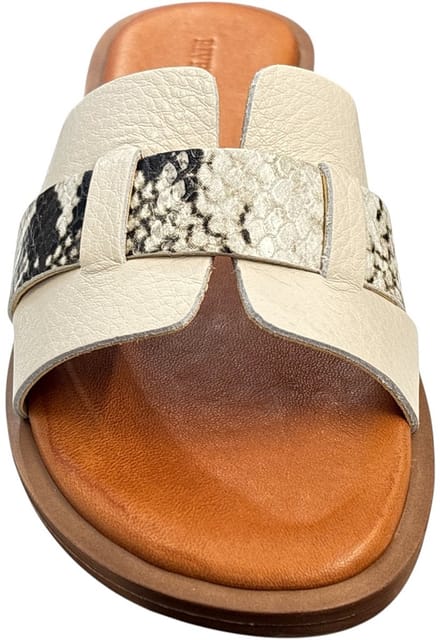 River Woods Slipper Ecru - Maat 37