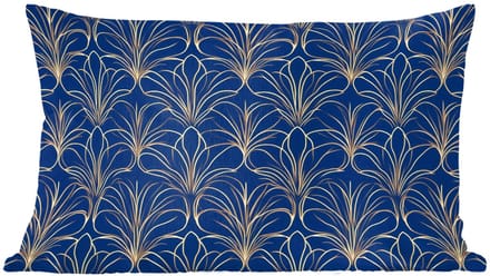 Sierkussens - Kussentjes Woonkamer - 60x40 cm - Deco - Waaier - Blauw