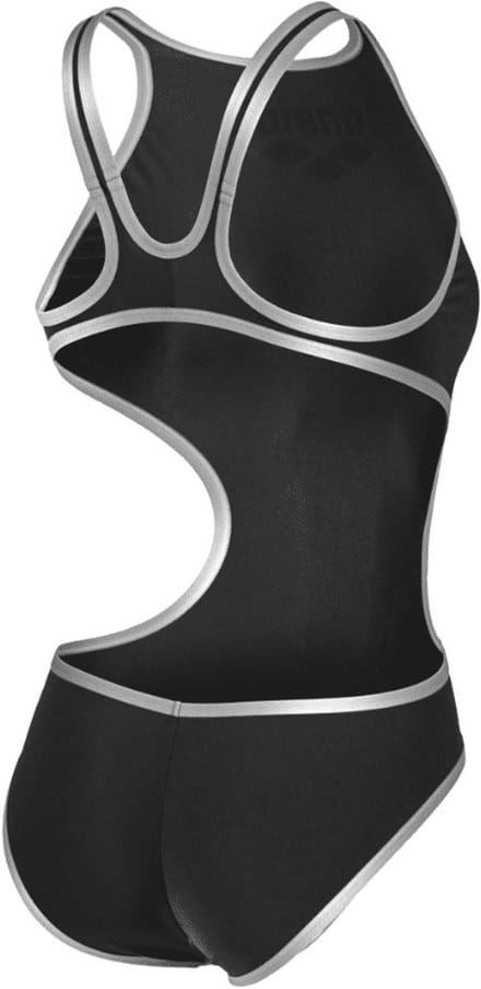 Arena Badpak One Biglogo One Piece Zwart/Zilver