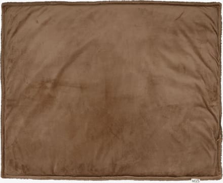 MOZZ BAGS - Boxkleed Teddy Velours - Bruin - Dikke Vulling met Rits - Tweezijdig te Gebruiken
