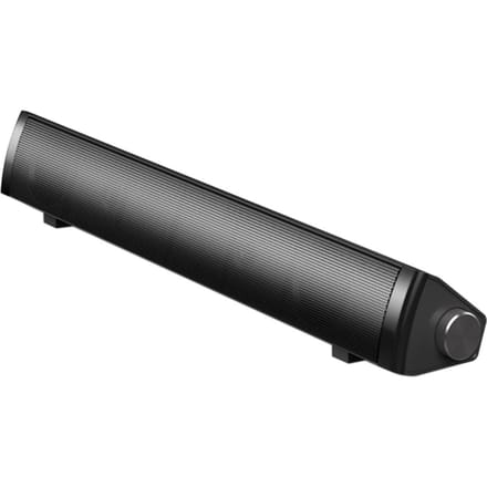 SADA V105 Luidsprekerbalk Computerluidsprekers Bekabelde computer Soundbar Stereo USB-aangedreven Mini Lang 360mm zwart