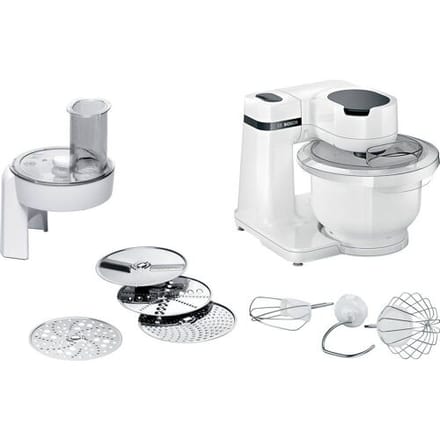 Bosch MUM Serie 2, 700 Watt Foodprocessor 700 W Wit
