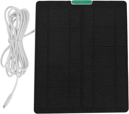 Zonnepaneel - Energie Oplader - Camera Voeden - Hoge Vermogensuitgang - 10W - Wit