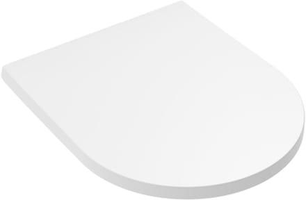 QeramiQ Dely Swirl Compact Zitting - softclose - quickrelease - 25mm - glans wit