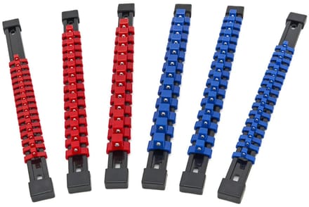 6 Delige Doppenrails Set Voor 86 Stuks 1/4, 3/8 en 1/2 inch Dopsleutels