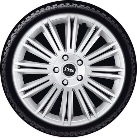 J-Tec Wieldoppen 16 inch Discovery zilver