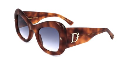 Dsquared2 D2 0137/S Beige havana 54/25/140 WOMAN Zonnebrillen