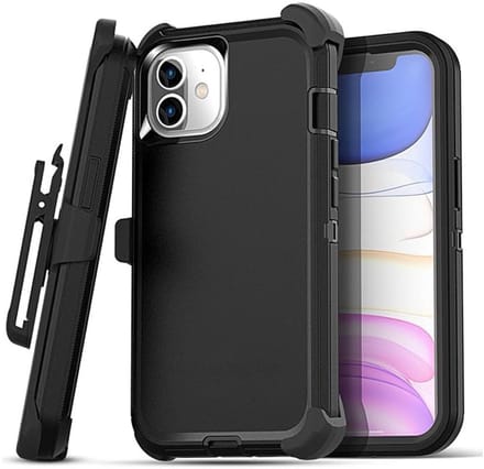 geschikt voor iPhone 11 Pro Max Extreme Armor Hoesje | Extra Stevig | Shockproof Case geschikt voor iPhone 11 Pro Max | zwart