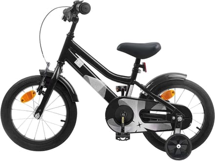 Kinderfiets - Loopfiets Peuters - Buiten spelen - Stevig stalen frame - 12 inch - Zwart
