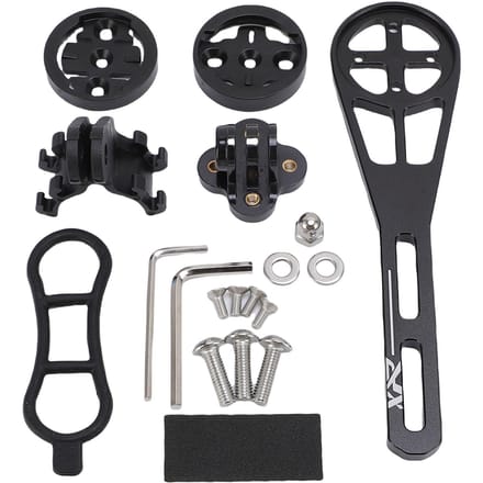 Support d'ordinateur de vélo de route allongé pour guidon, angle réglable gray