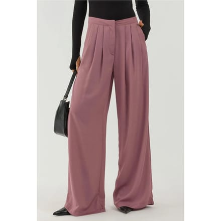 Plissé Wijde Pantalonbroek