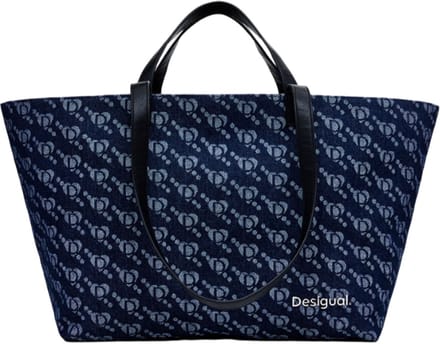 Desigual Shopper Arco Cahuil Shopping Bag Denim Dark Blue Donkerblauw