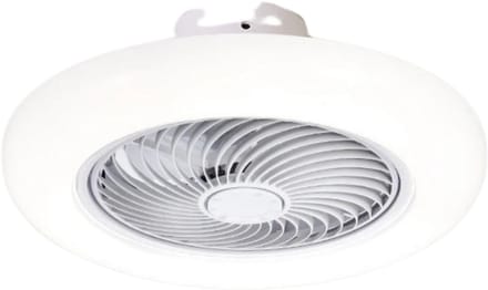Nivard Plafondventilator - Met Verlichting - Plafond Ventilator - Met Lamp - Plafonniere Met Ventilator - Met Licht - Wit - 52cm