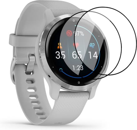 Screenprotector geschikt voor Garmin Venu 2 - Full Screen Cover Protector - 2 Stuks