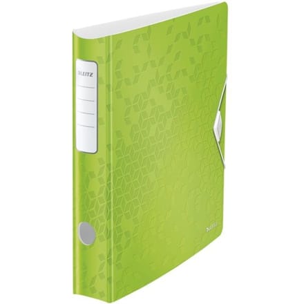 Leitz Active WOW Ordner - Capaciteit van 350 A4-Vel - Rugbreedte van 65mm - Groen