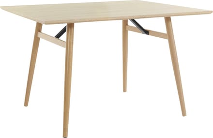 Harris - Eettafel 120x80 cm 6 plaatsen in Natuur MDF Eiken (77 x 120 x 80 cm)