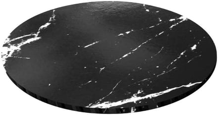 Simply Making Matt Masonite Board Rond Zwart Marmer 25cm