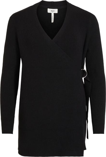 OBJECT OBJFAE THESS L/S RIB KNIT CARDIGAN NOOS Dames Vest - Maat S