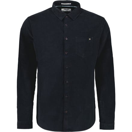 No Excess Shirt Corduroy Solid Night Größe: L | Casual hemden Outlet | Herren | Schwarz