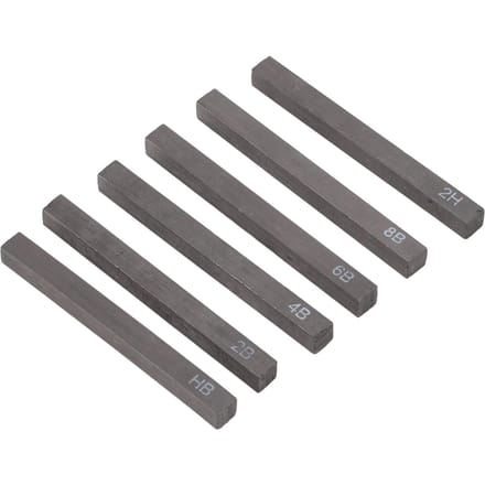 6 Stuks Houtskoolstiften Draagbaar Multifunctioneel Schetsen Tekenen Kunst Graffiti Schilderen Koolstofgrafiet gray