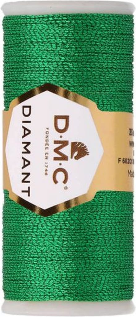 DMC DIAMANT METALLIC BORDUURGAREN groen, 35 meter, D0699