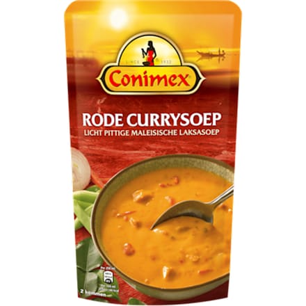 Rode Currysoep
