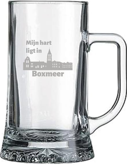 Gegraveerde bierpul 50cl Boxmeer