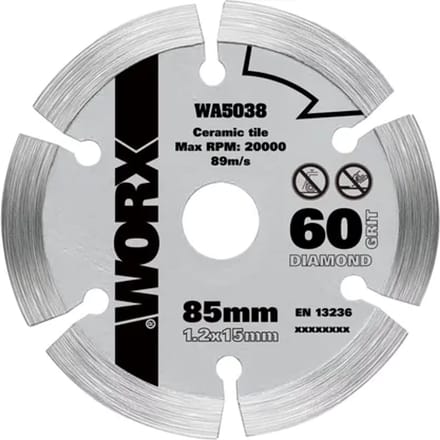 Worx Tegelzaagblad Wa5038 - 85mm - Diamant