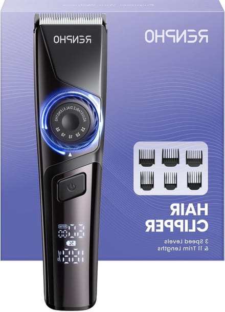 Precisie Trimmer - Contour Trimmer - Haar Styling - Instelbare Snelheid - 18.4 cm - Zwart