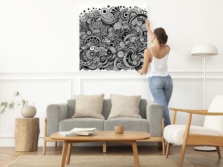 Kunstprint | Wanddecoratie | Dibond | 100 × 100 cm