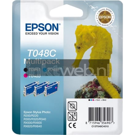 Epson T048C Cartridge Multipack kleur (Origineel)